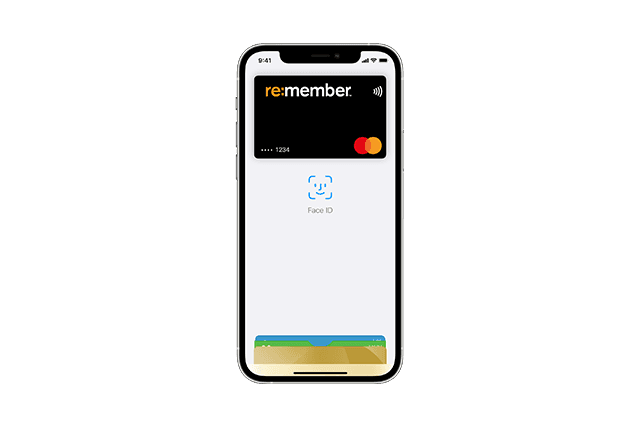 Apple Pay med re:member-kort inlagt